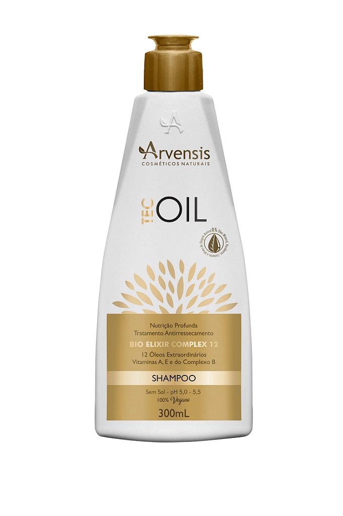 SHAMPOO TEC OIL ARVENSIS 300 ML - NUTRIÇÃO