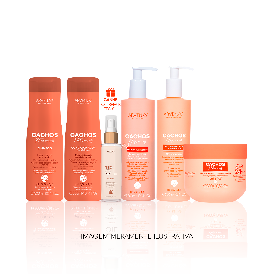 KIT SUPER LEVE – ONDULADOS E CACHEADOS FINOS