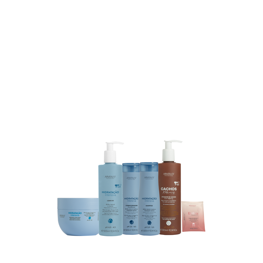 Kit Hidratação Intensiva - Cabelos Crespos e Crespíssimos
