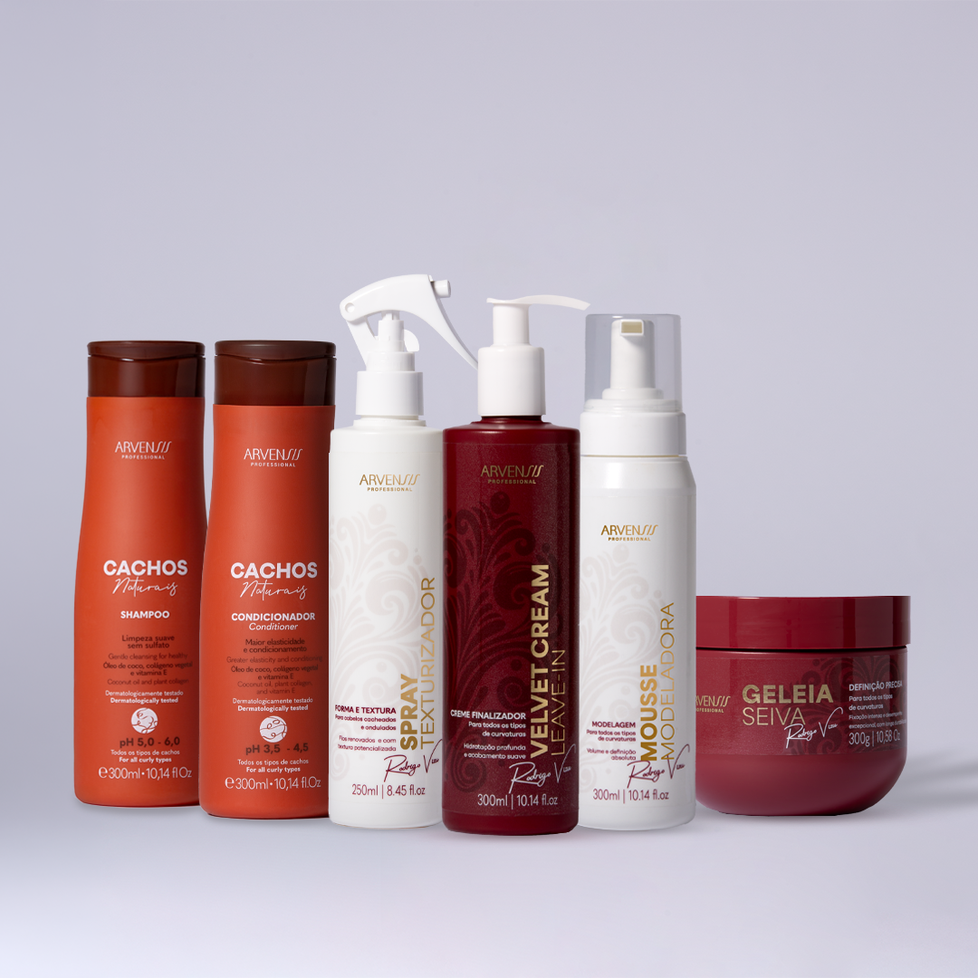 KIT VIZU  + SHAMPOO E CONDICIONADOR CACHOS