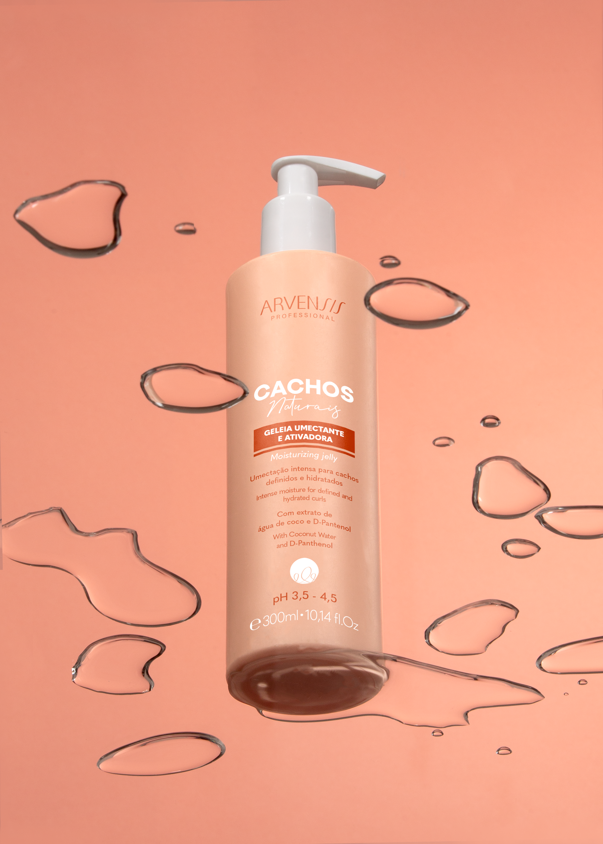 GELEIA UMECTANTE E ATIVADORA CACHOS 300 ML ARVENSIS