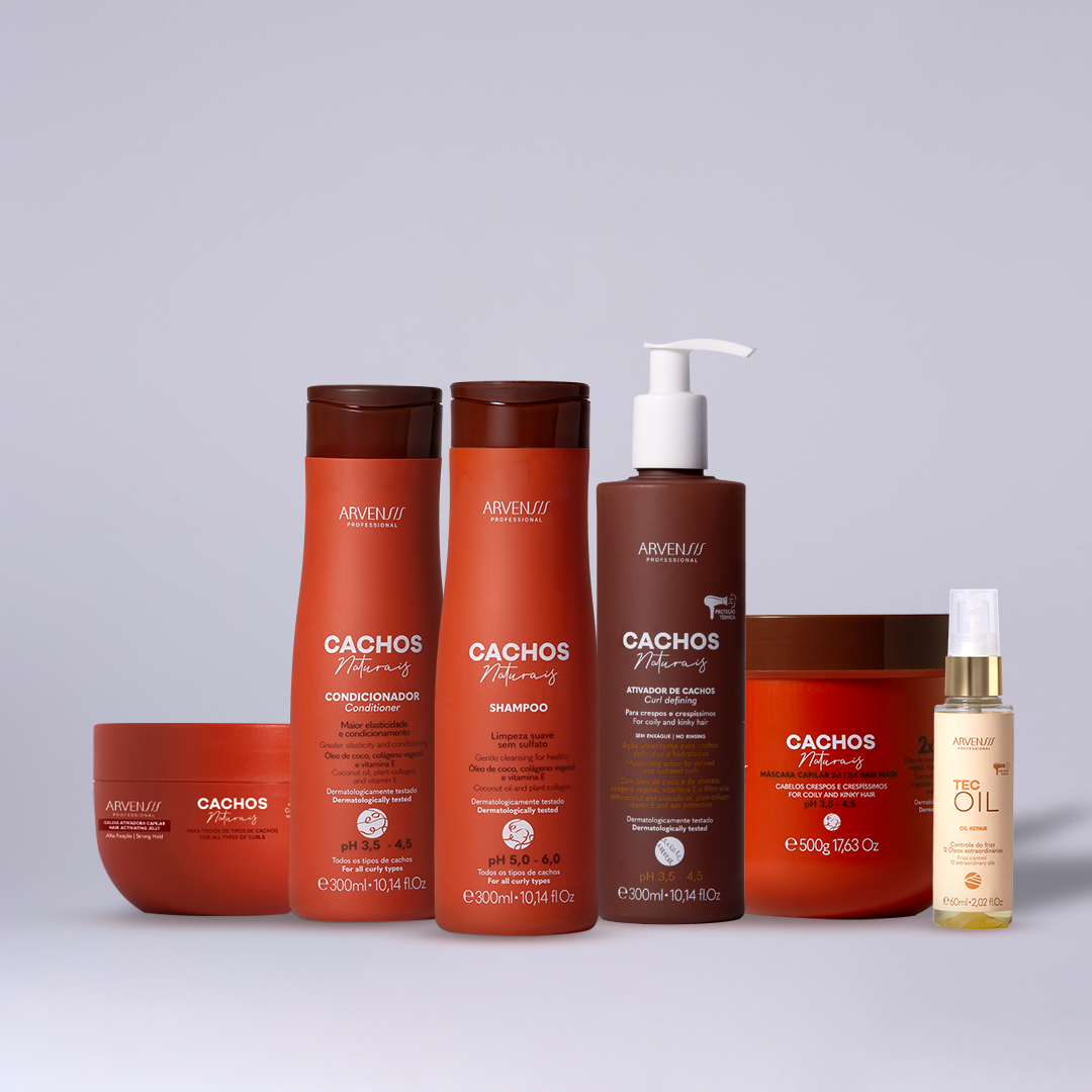Kit Completo Arvensis Crespos e Crespíssimos - Hidratação e Definição de Cachos