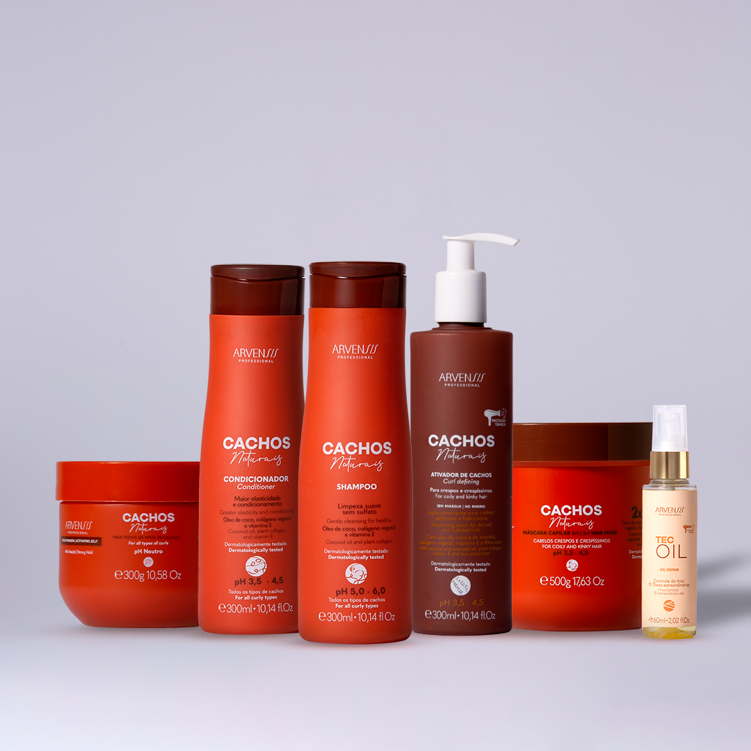 KIT COMPLETO ARVENSIS  CRESPOS E CRESPISSIMOS