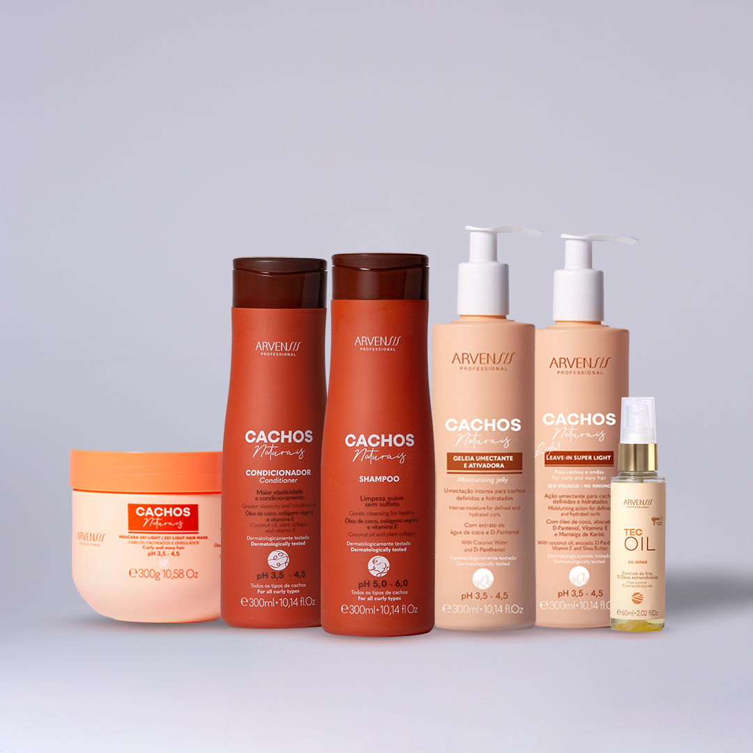 KIT SUPER LEVE – ONDULADOS E CACHEADOS FINOS