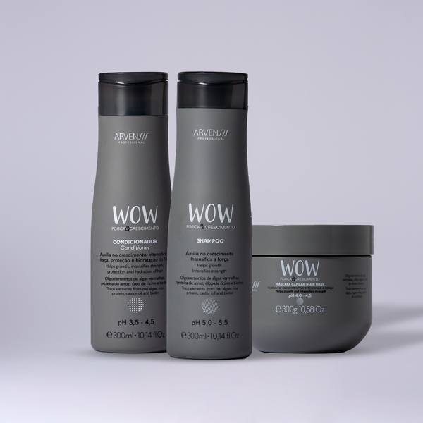 Kit WOW Força e Crescimento Arvensis – Tratamento Fortalecedor para Ca