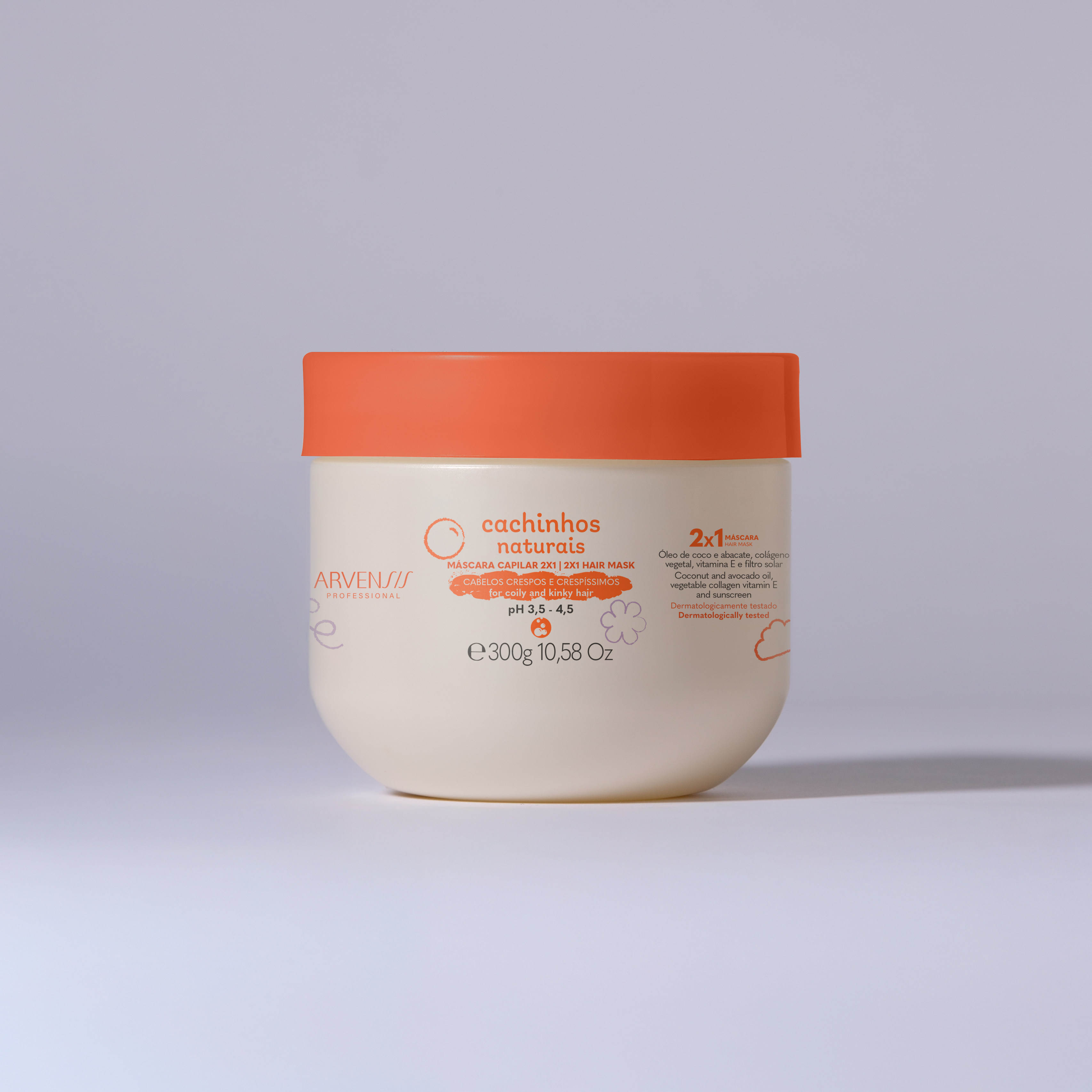 MASCARA CAPILAR CACHINHOS 2X1 300 G ARVENSIS