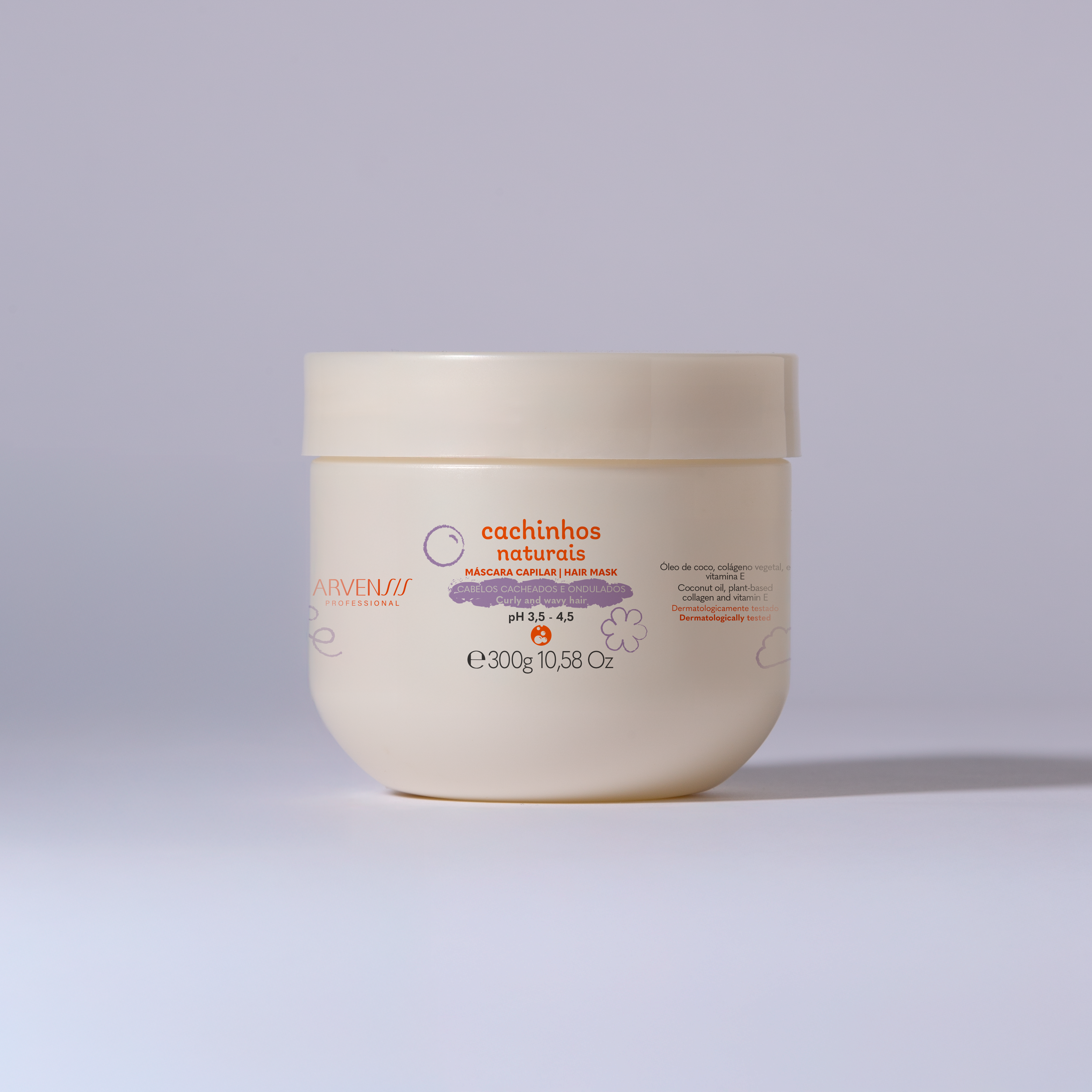 MASCARA CAPILAR CACHINHOS ONDULADOS/CACHEADOS 300 G ARVENSIS