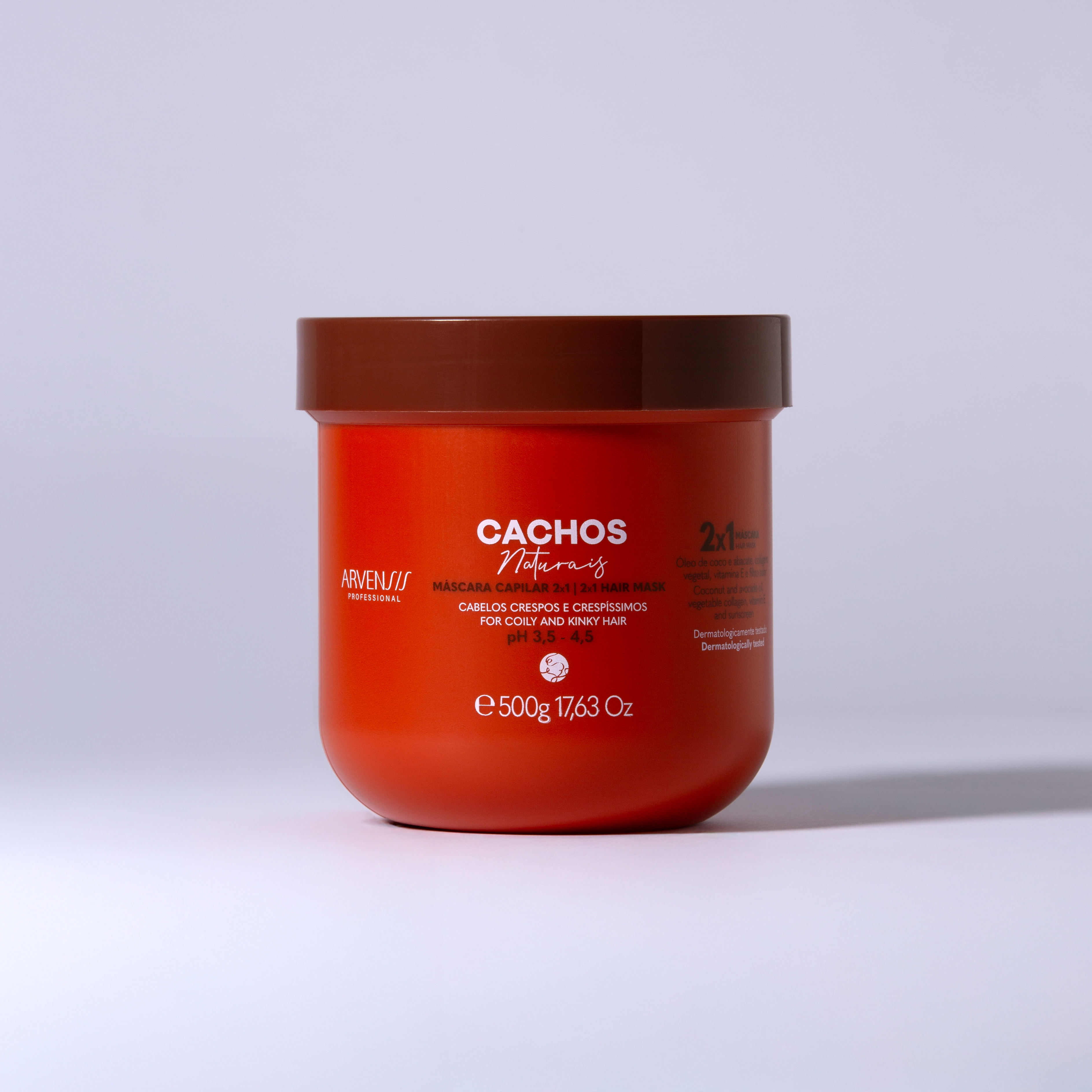 MÁSCARA CAPILAR CACHOS 2X1 500 G ARVENSIS - NOVIDADE