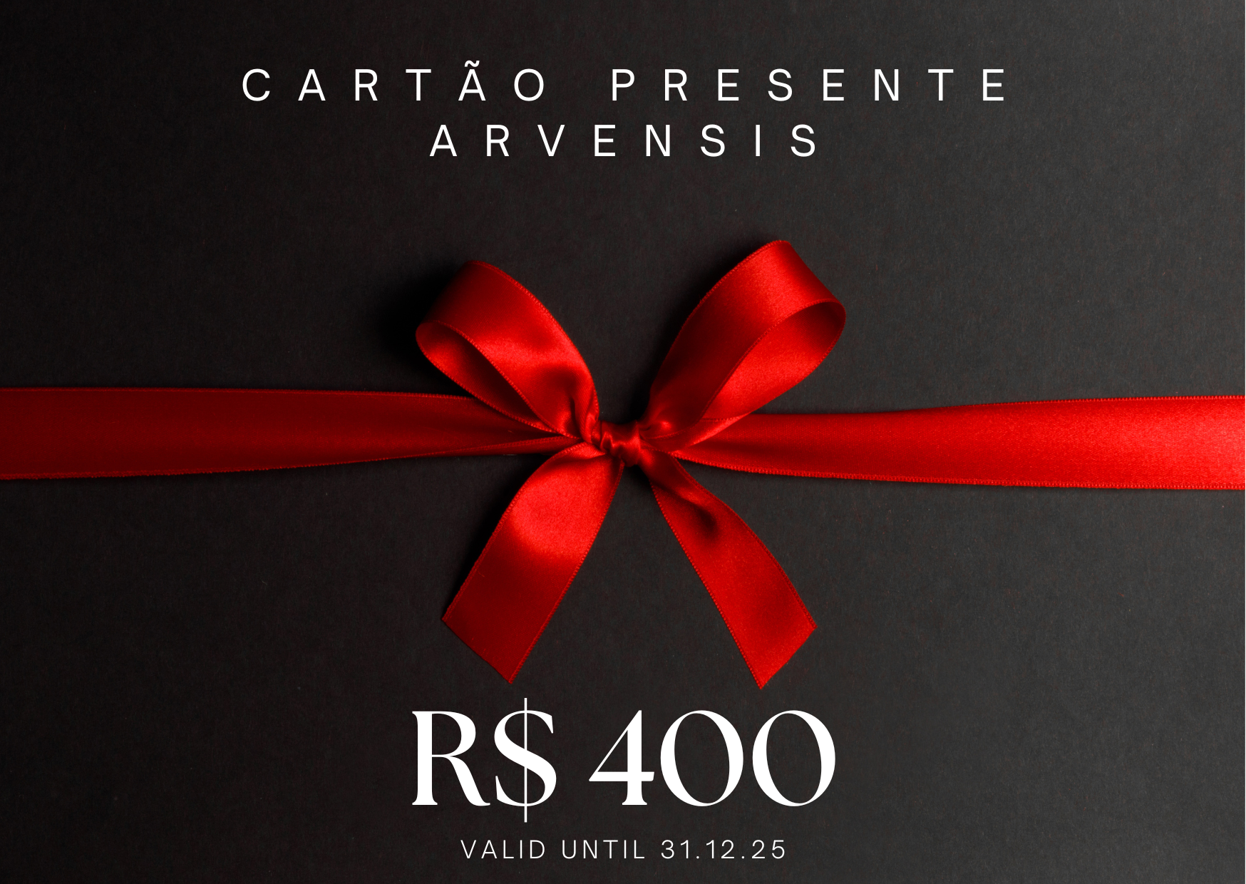 Cartão Presente Arvensis - R$400