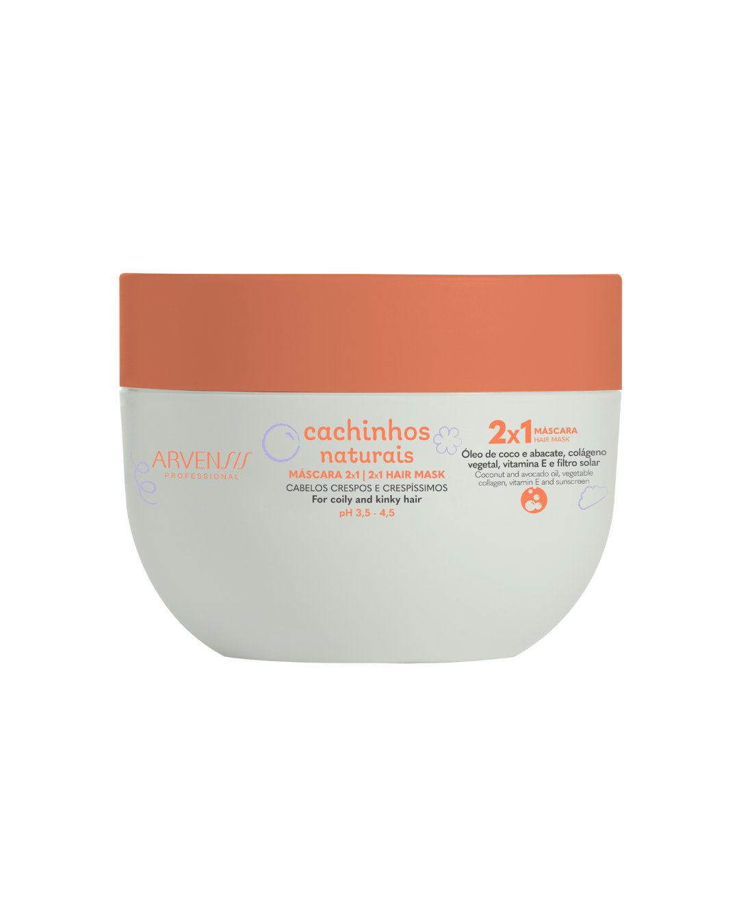 MÁSCARA CAPILAR CACHINHOS 2X1 250 G ARVENSIS