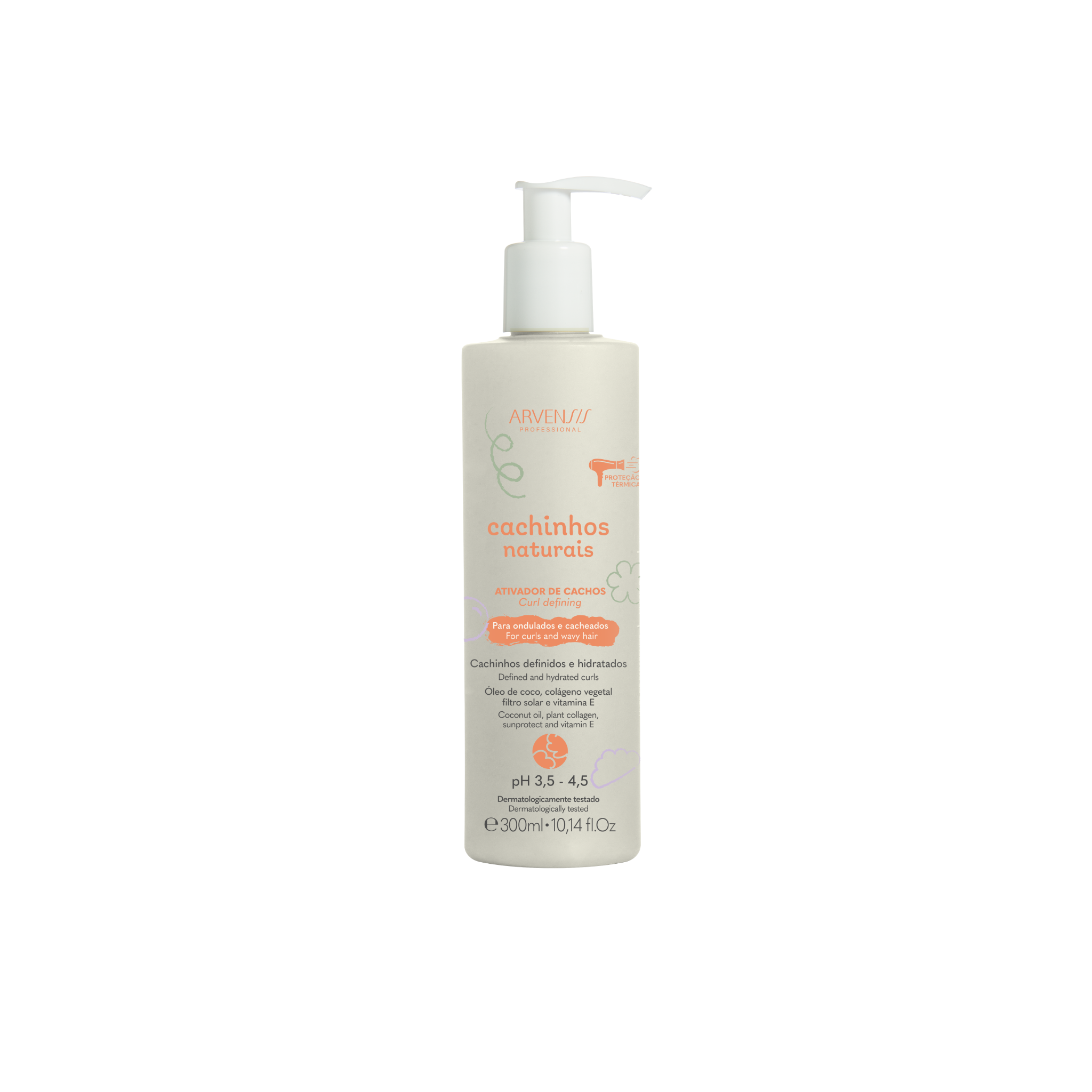 ATIVADOR CACHINHOS ONDULADOS/CACHEADOS ARVENSIS 300 ML