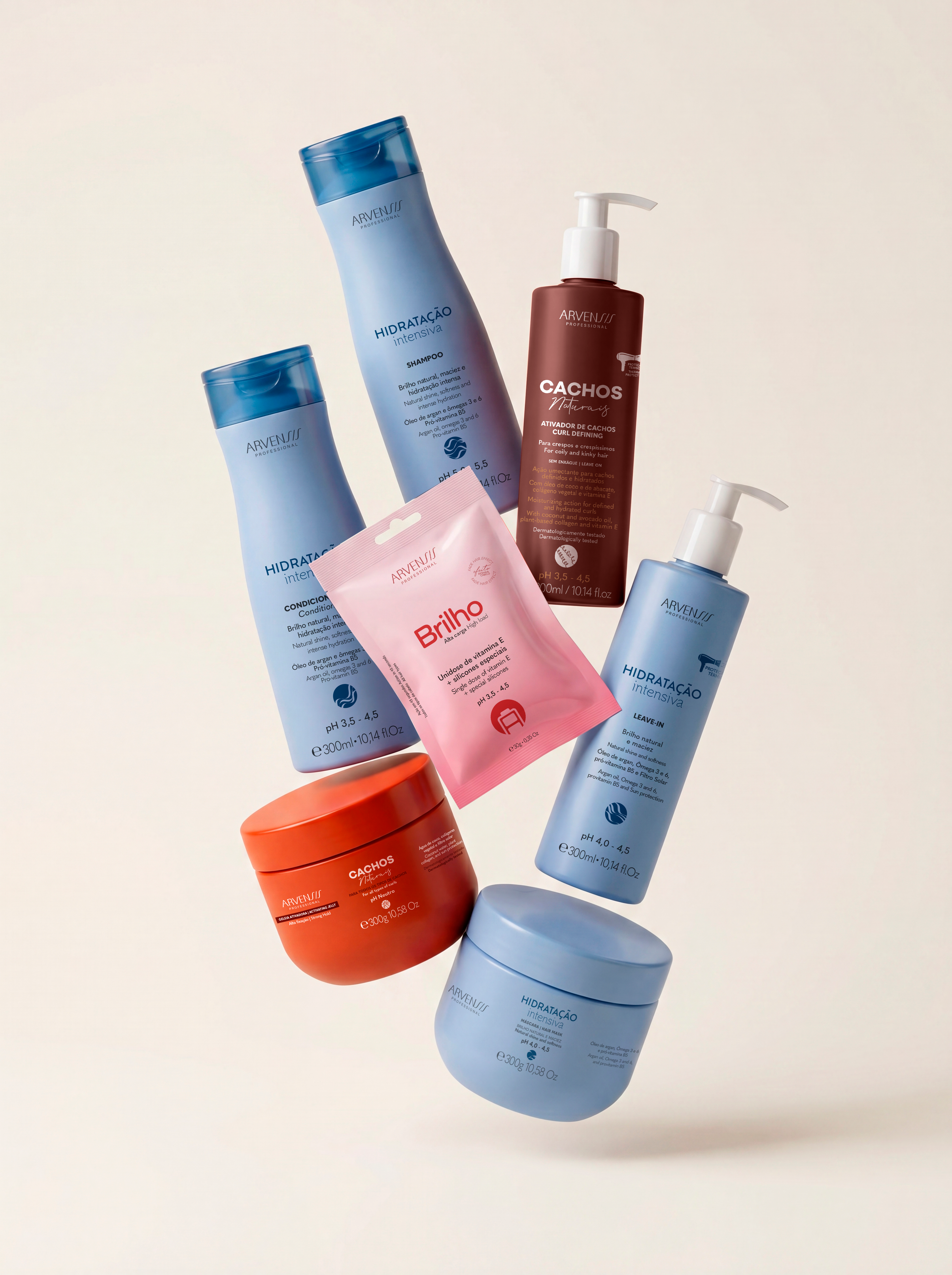 KIT HIDRATAÇÃO INTENSIVA - CABELOS CRESPOS E CRESPÍSSIMOS