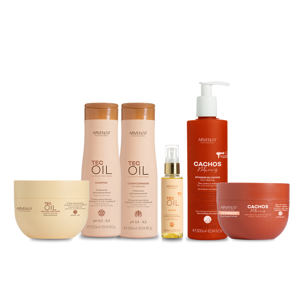 KIT TRANSIÇÃO CAPILAR 1 - ONDULADA E CACHEADA